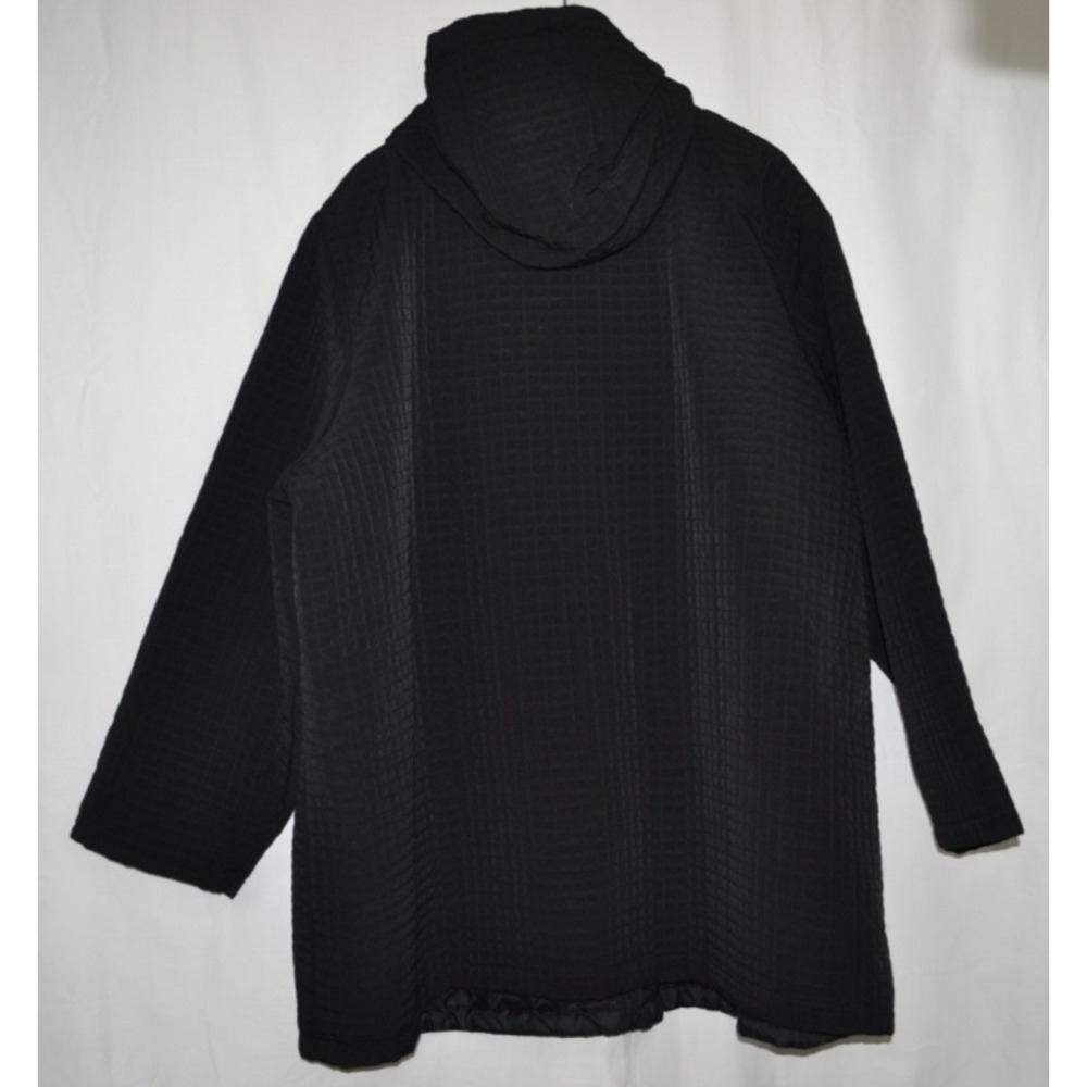 Hunters Jacket Womens 3X Black Hood Quilted Coat Zip Pockets Lightweight Comfort - Picture 2 of 6